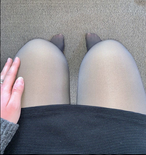 Customer photo review of Rosa - Warme Winterstrumpfhose