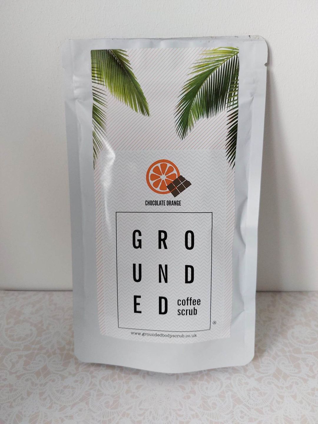 Customer photo review of Chocolate Orange Coffee Full Body Scrub