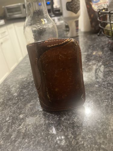 Customer photo review of No.68 | 'Buck Brown' Western Vertical Leather Wallet