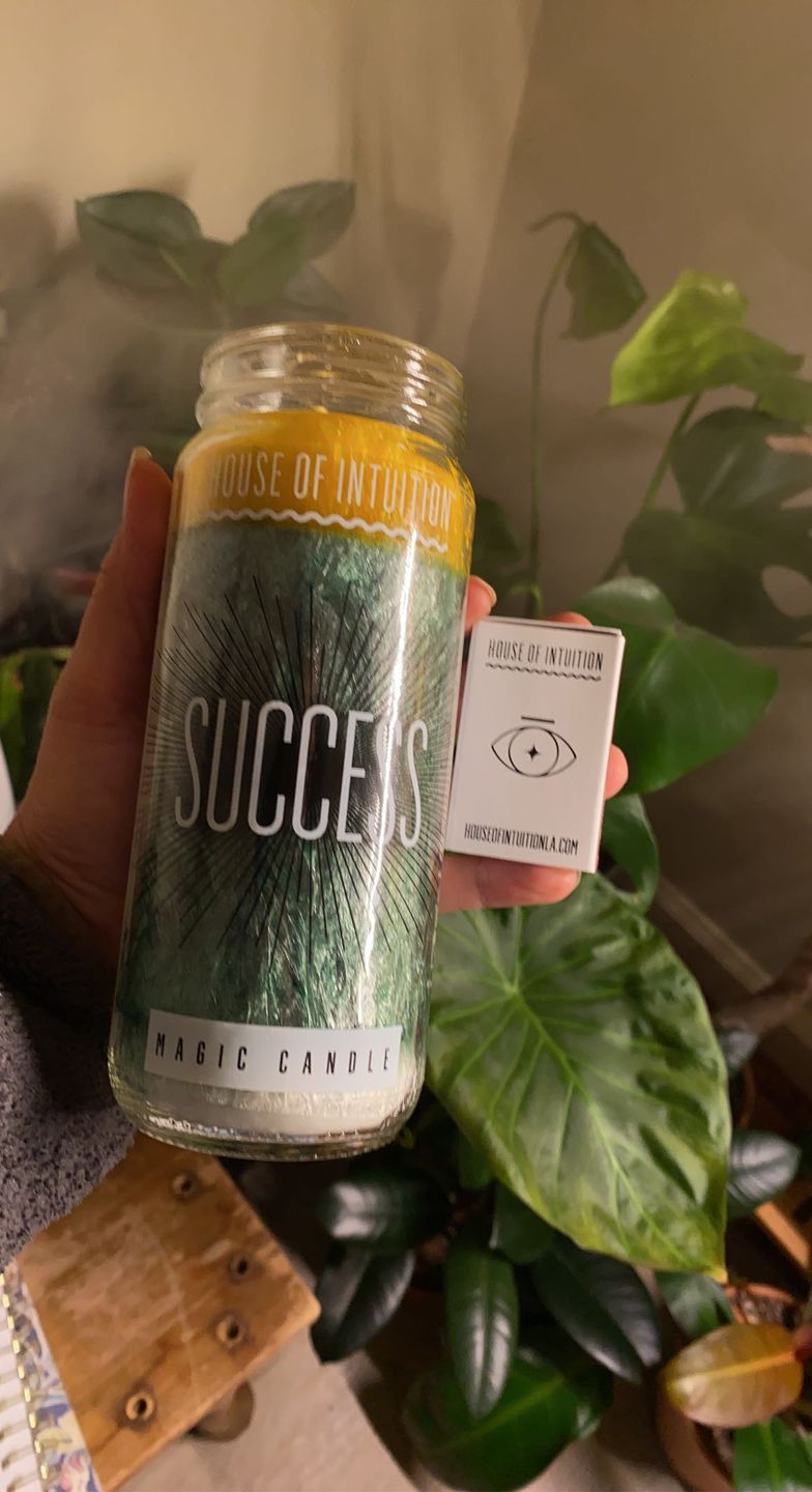 Customer photo review of Success Magic Candle