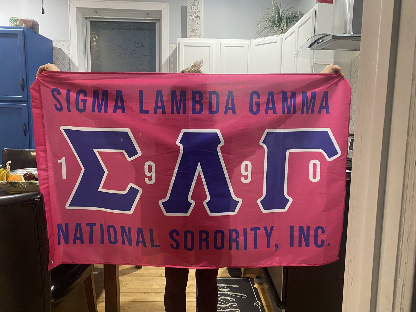 Customer photo review of SLG Pink Letter Flag