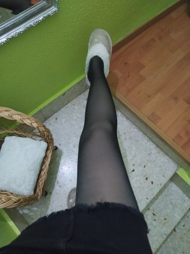 Customer photo review of Rosa - Warme Winterstrumpfhose