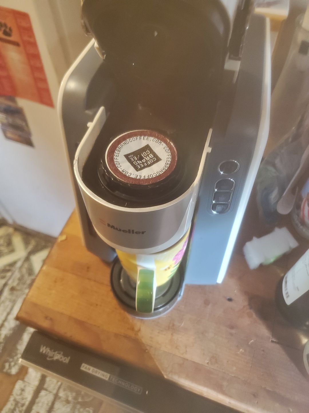 Customer photo review of Dark Roast Kcups