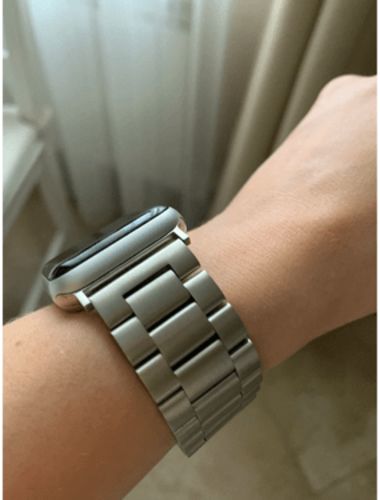 Customer photo review of Strike Edelstahl Gliederarmband™️ für Deine Apple Watch