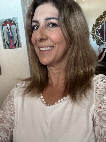 Customer photo review of Most of All Lace Top in Ivory