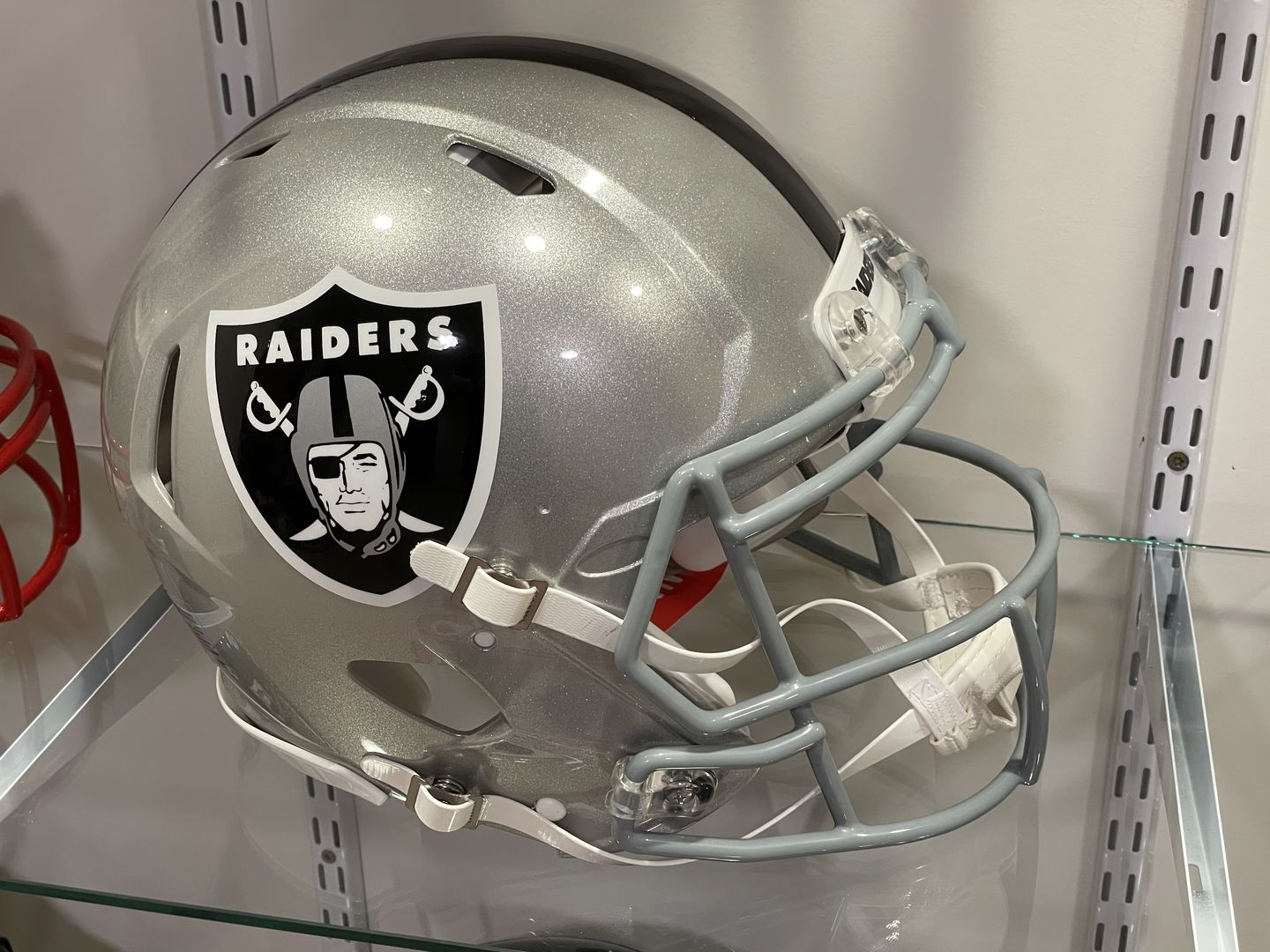 Customer photo review of Las Vegas Raiders Riddell Speed Authentic Football Helmet