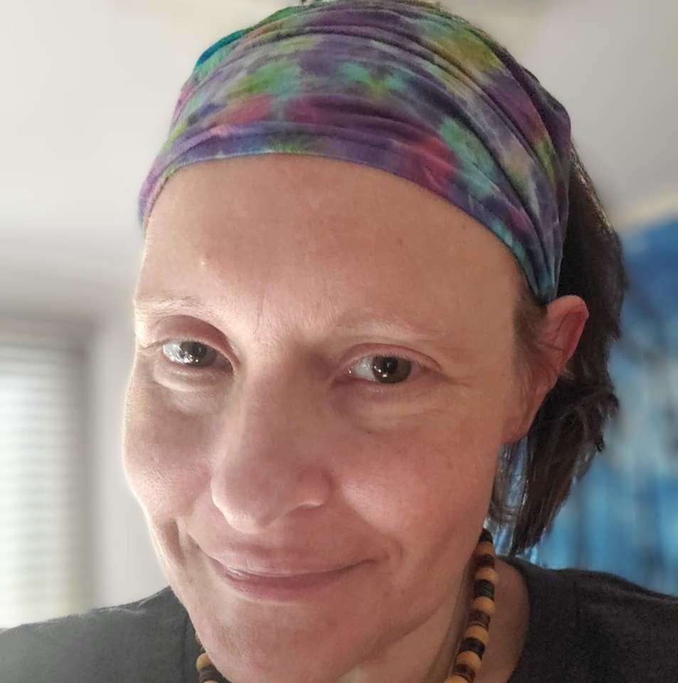 Customer photo review of Lolita Tie Dye Headband