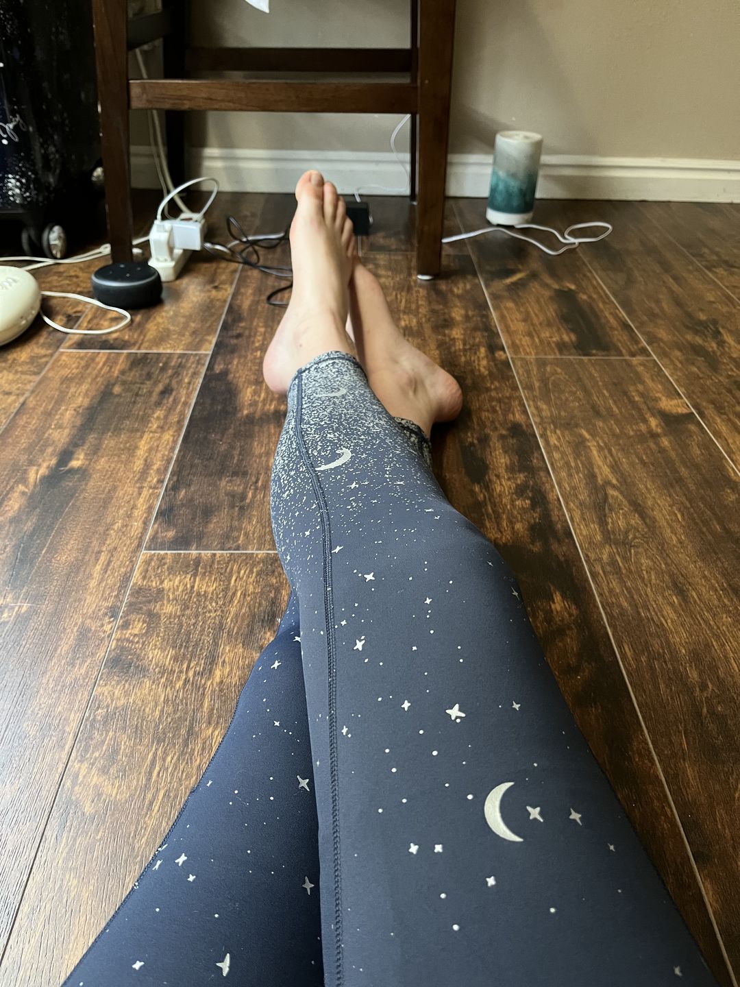 Customer photo review of Inspire Leggings - Navy Moons | MT SPORT