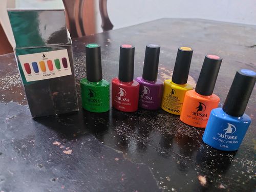 Customer photo review of Gel Gama Rainbow 6 pzas MUSSA