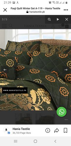Customer photo review of Medorna Comforter Set 7 Pcs D-744