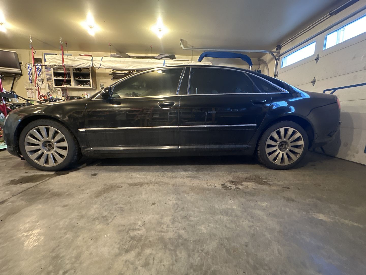 Customer photo review of 2004-2010 Audi A8 4 Wheel Air Suspension Conversion Kit with Suspension Warning Light Fix (AA14FM)