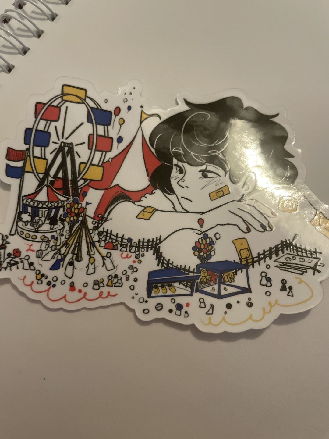 Customer photo review of Circus Daydream Sticker