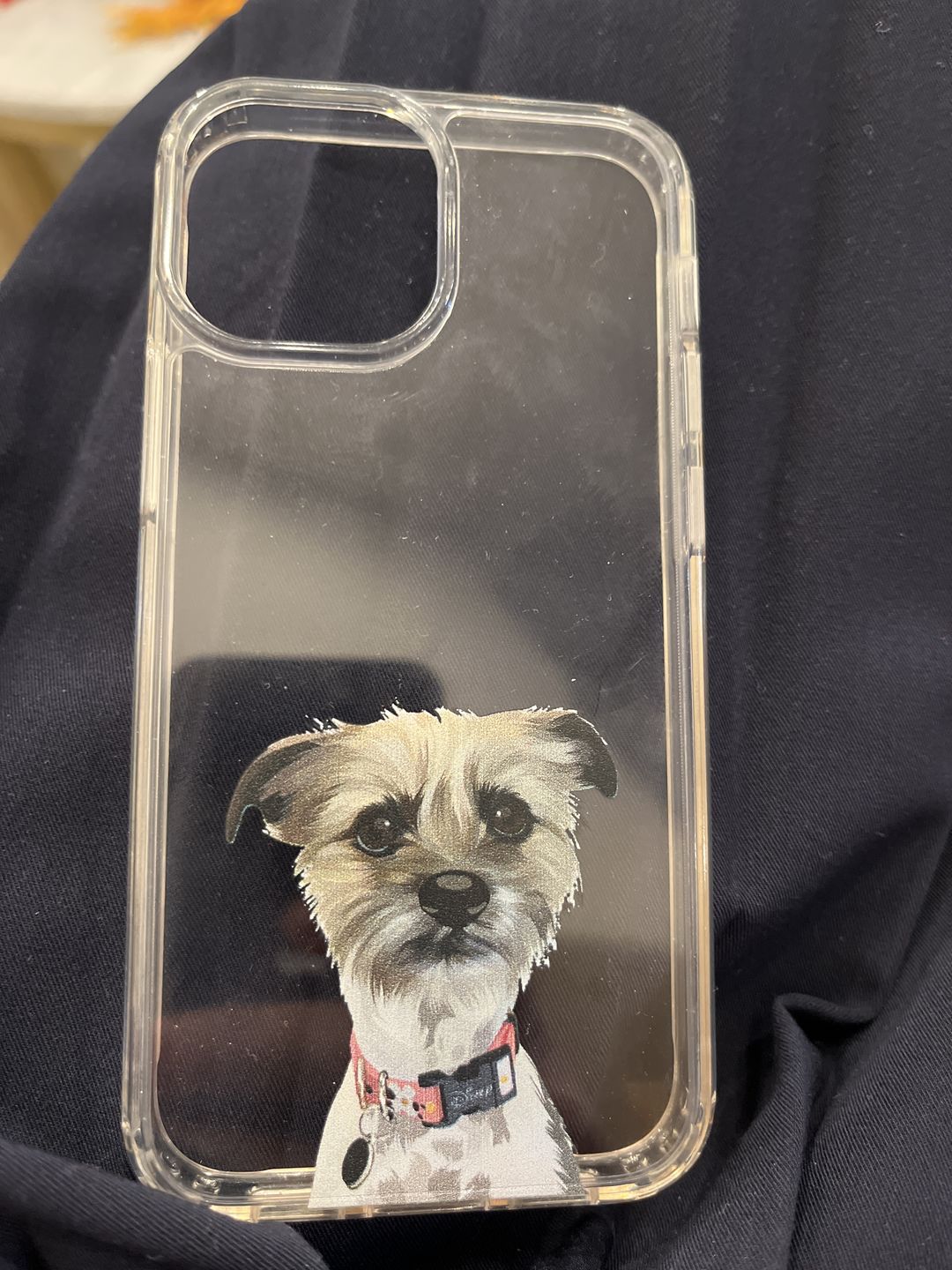 Customer photo review of Custom Pet Portrait Phone Cases