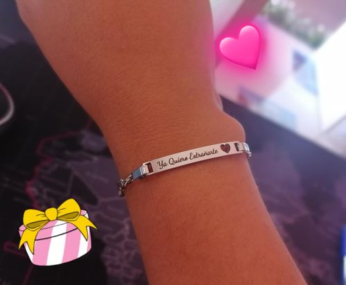 Customer photo review of Pulsera Fígaro Personalizada