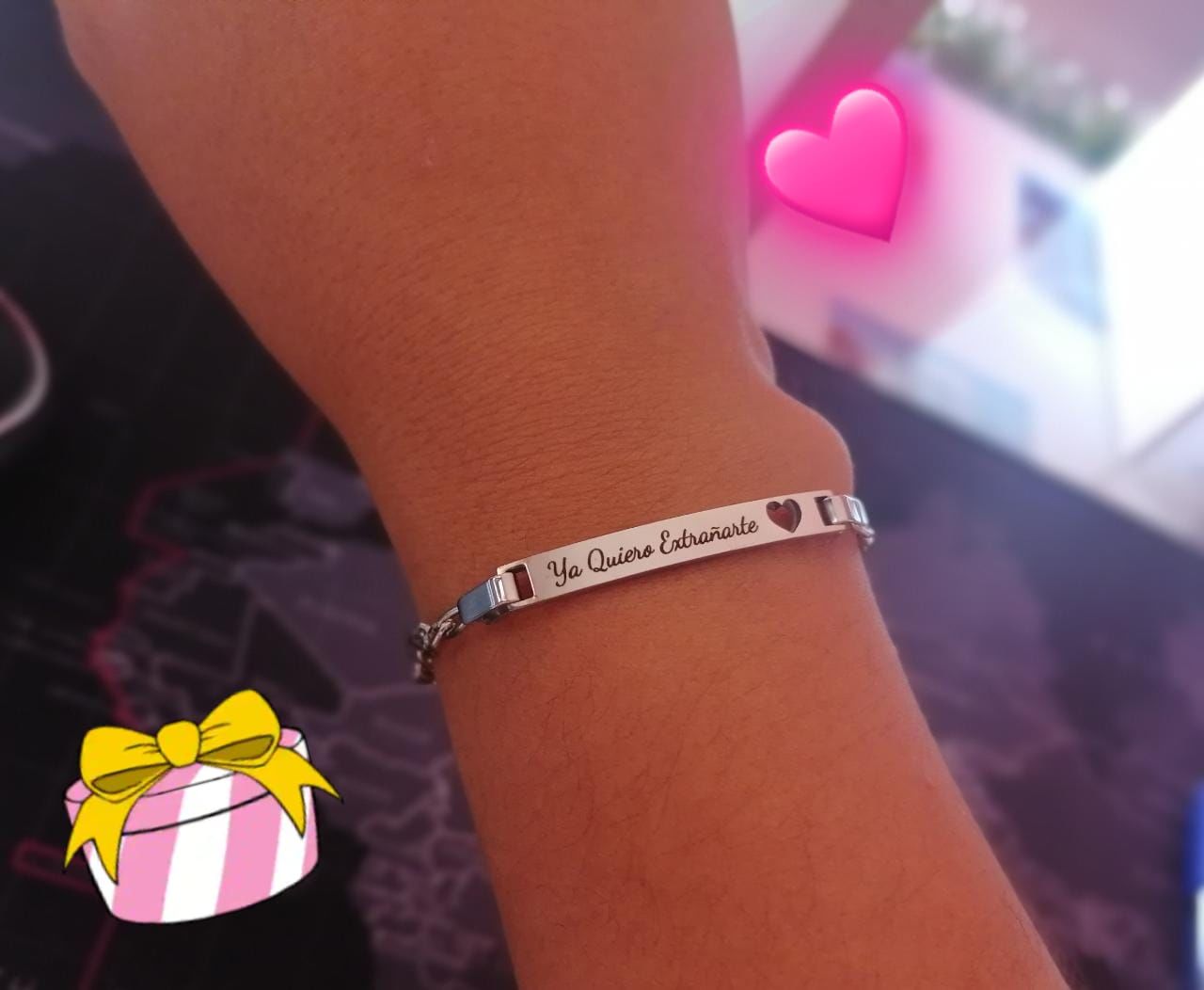 Customer photo review of Pulsera Fígaro Personalizada