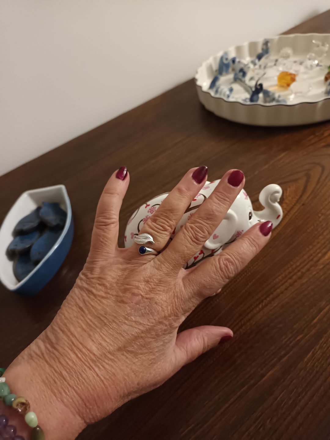 Customer photo review of Bague Lapis Lazuli Argent