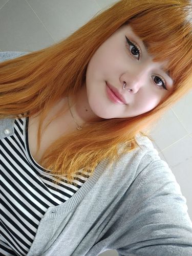 Reseña con foto de un cliente sobre Henna Jamila Hair