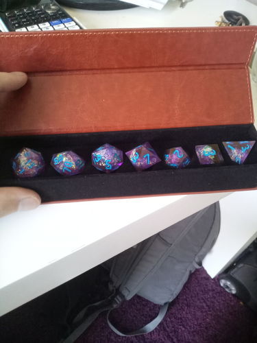 Customer photo review of Spacebreaker blue purple