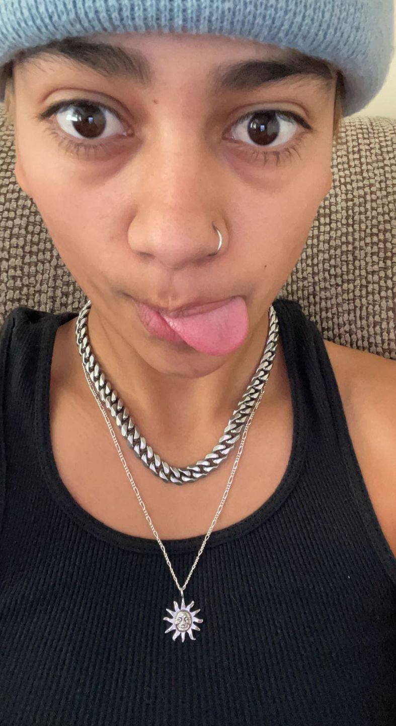 Customer photo review of AZTEC SUN PENDANT