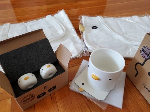 Customer photo review of Benson The Duck Coffee Mug Safety Ceramic Milk Latte Mugs duck mug
