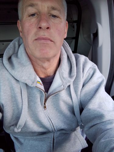 Customer photo review of Mens Zip Up Premium Hoodie - Grey