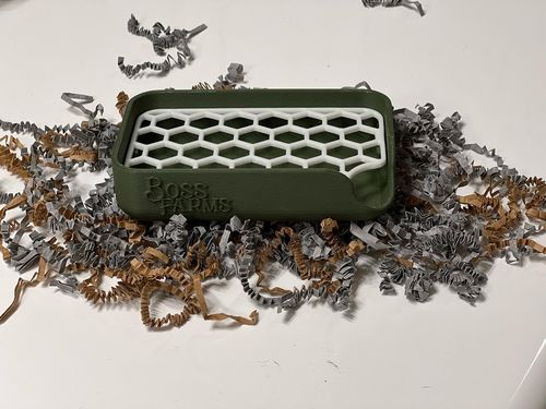 Customer photo review of Limited Edition : Custom B.O.S.S. Farms Soap Dishes