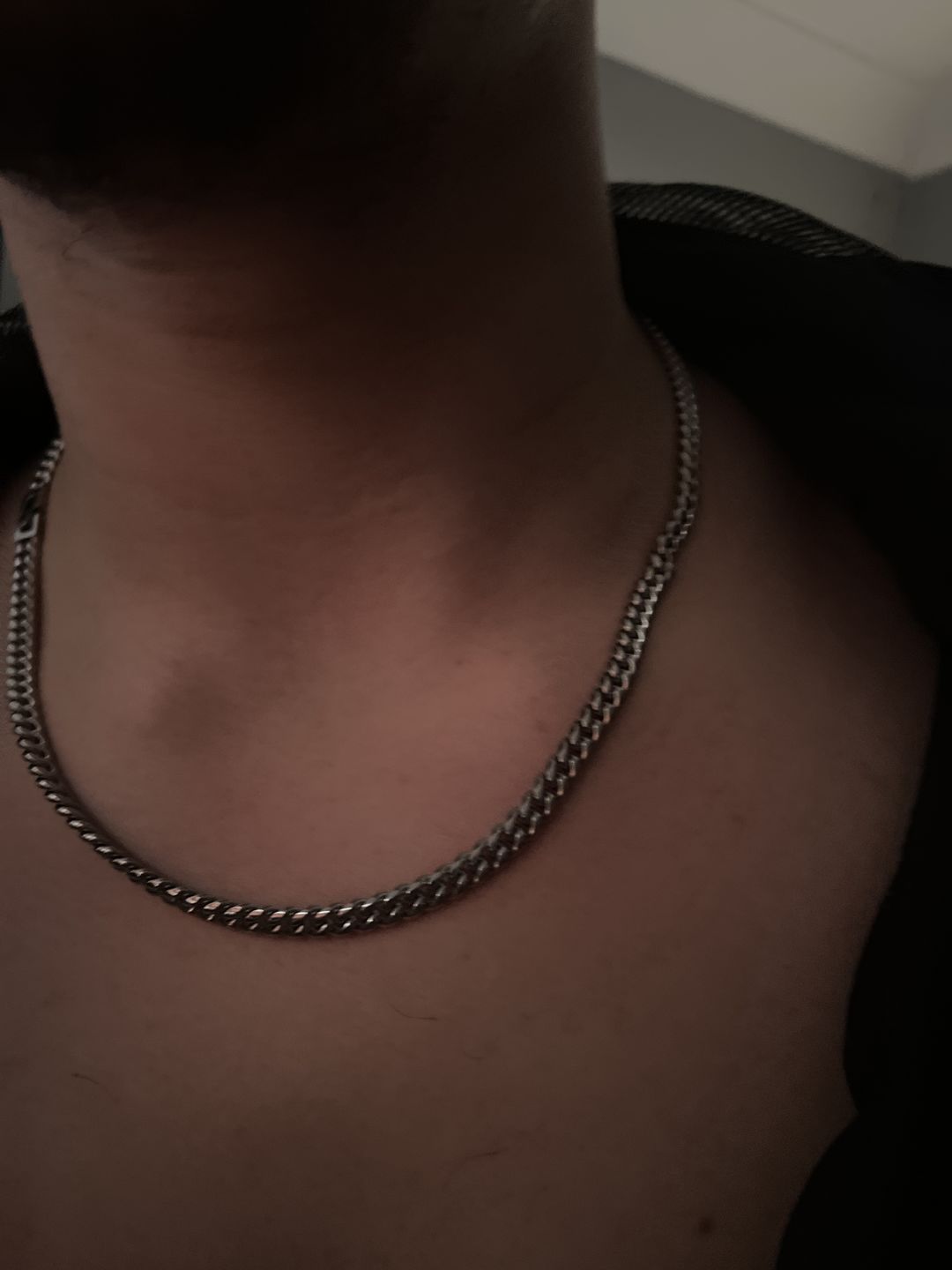 Customer photo review of CLEAN CUBANA. - 6MM WHITE GOLD