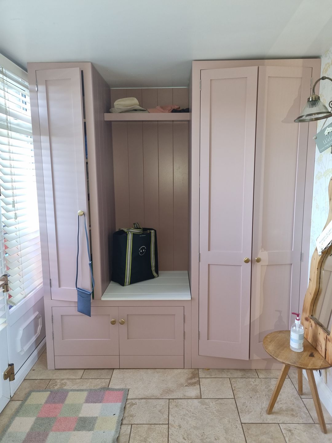 Customer photo review of Classic Brushed Satin Brass Cupboard Handles