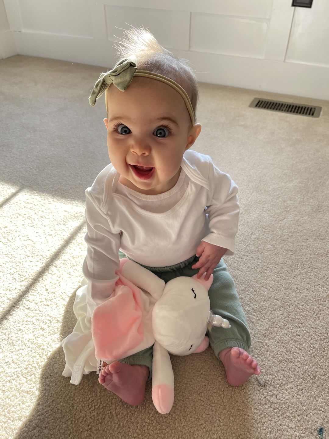 Customer photo review of Maisie the Unicorn
