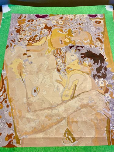 Customer photo review of Mother and Child - Paint by Numbers
