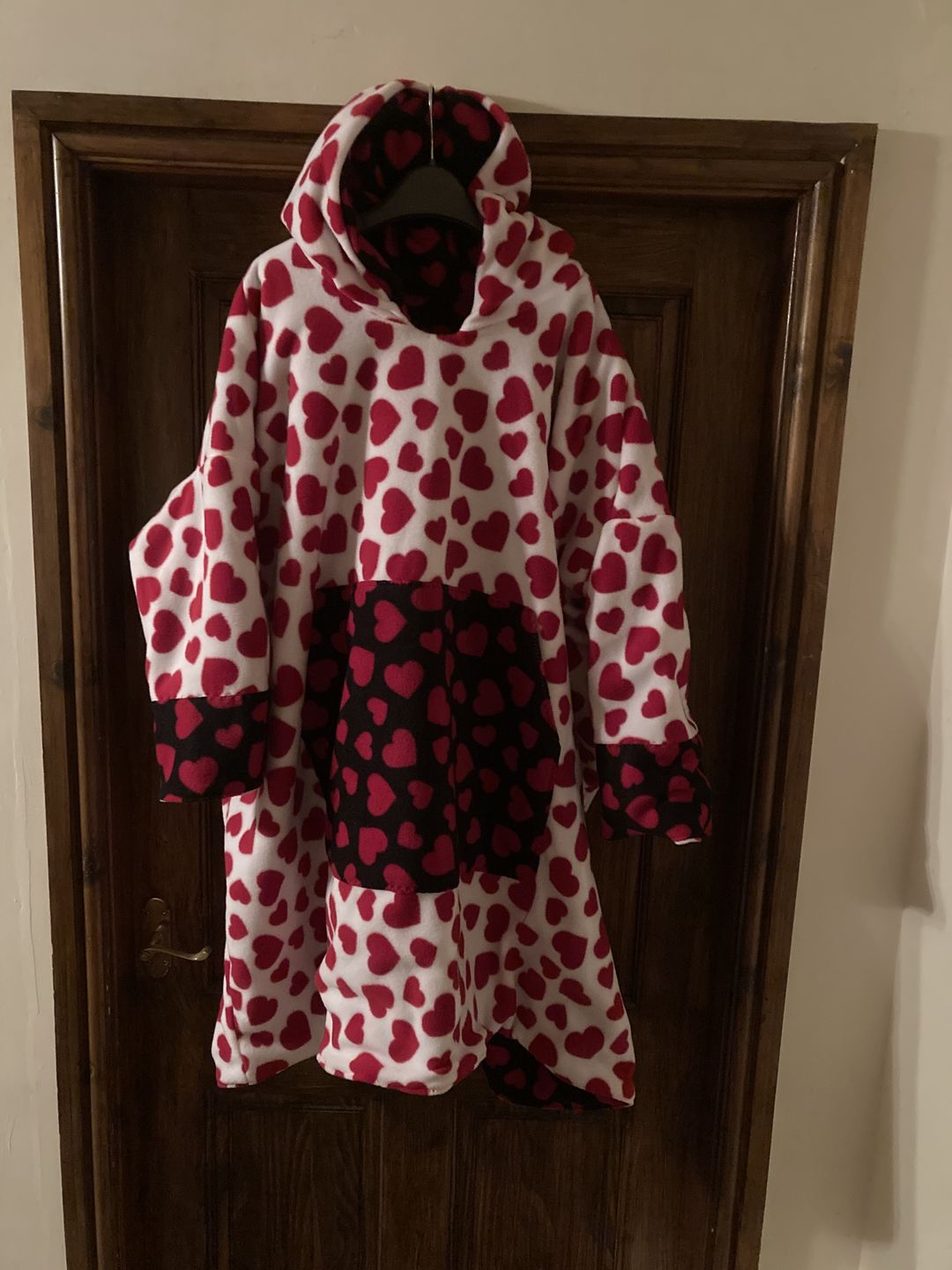 Customer photo review of All Over Hearts Anti Pill Polar Fleece Fabric