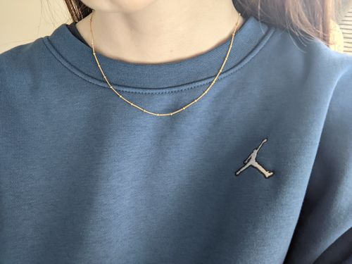 Customer photo review of Satellite Necklace - 10 Karat Gold