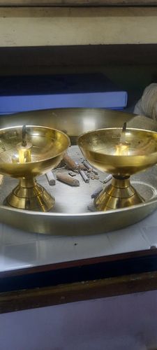 Customer photo review of Small Brass Diya Oil Lamp