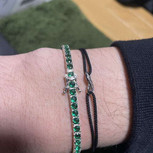 Customer photo review of Tennis Bracelet - Verde