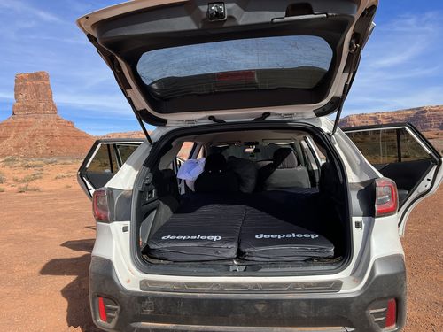 Customer photo review of deepsleep Solo Mat for Subaru Outback