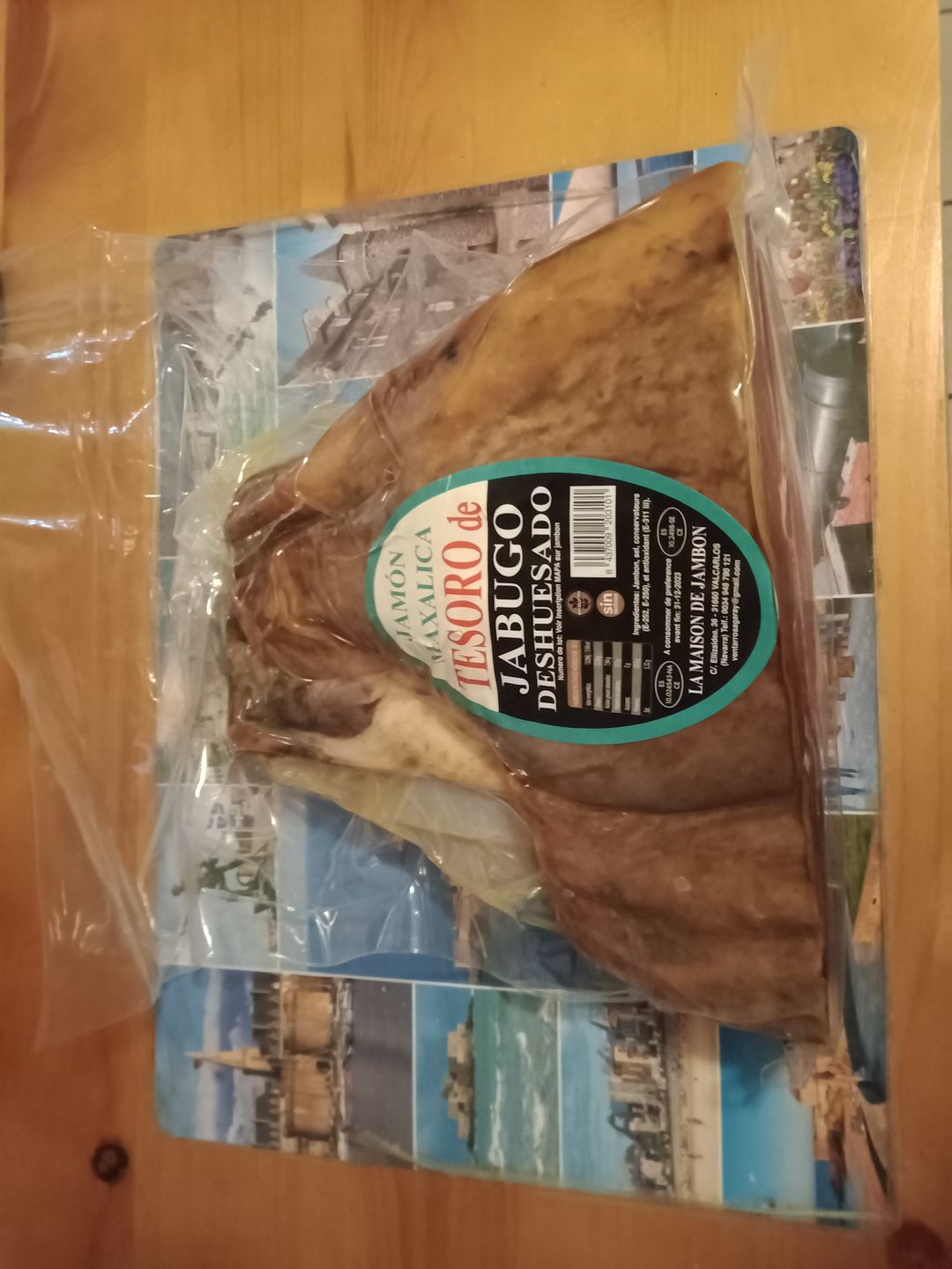 Customer photo review of Jambon de Mangalitza 30 mois (demi pièce)