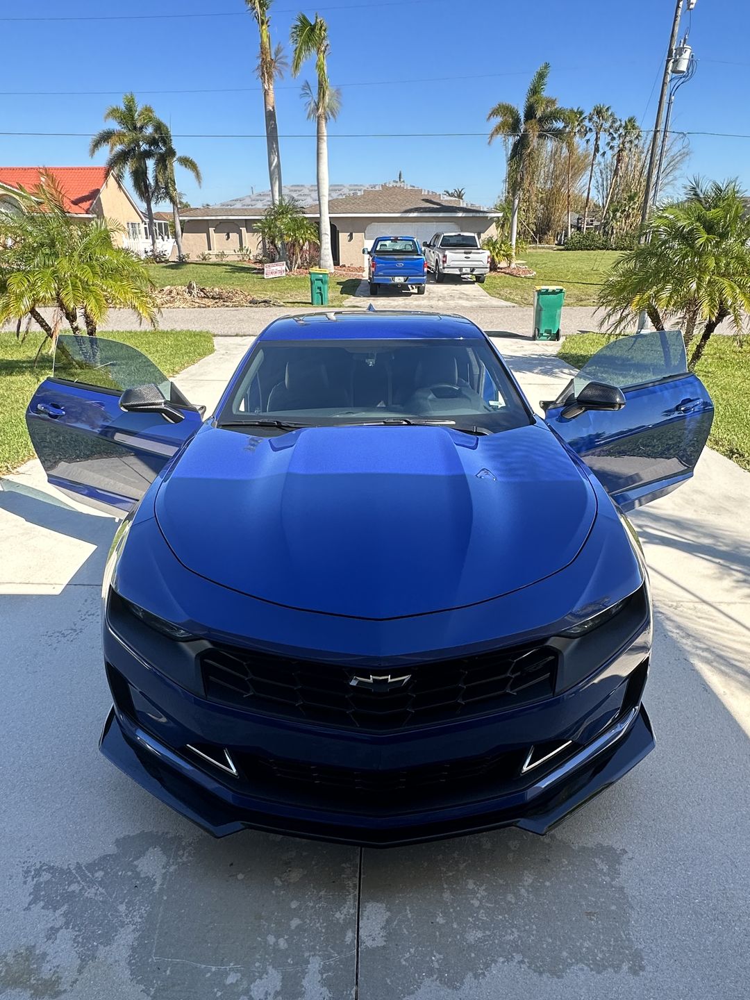 Customer photo review of [2pcs Set] Carbon Fiber Mirror Cover for Chevy Camaro 2016-2023