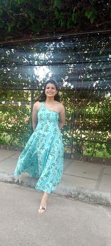 Customer photo review of Faith One-shoulder Dress