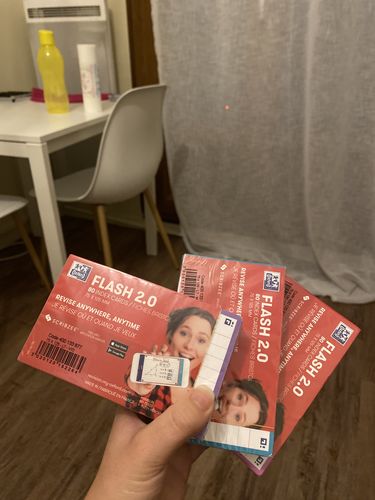 Avis photo d'un client sur Flashcards FLASH 2.0 OXFORD # 80 cartes 7,5 x 12,5 cm - ligné