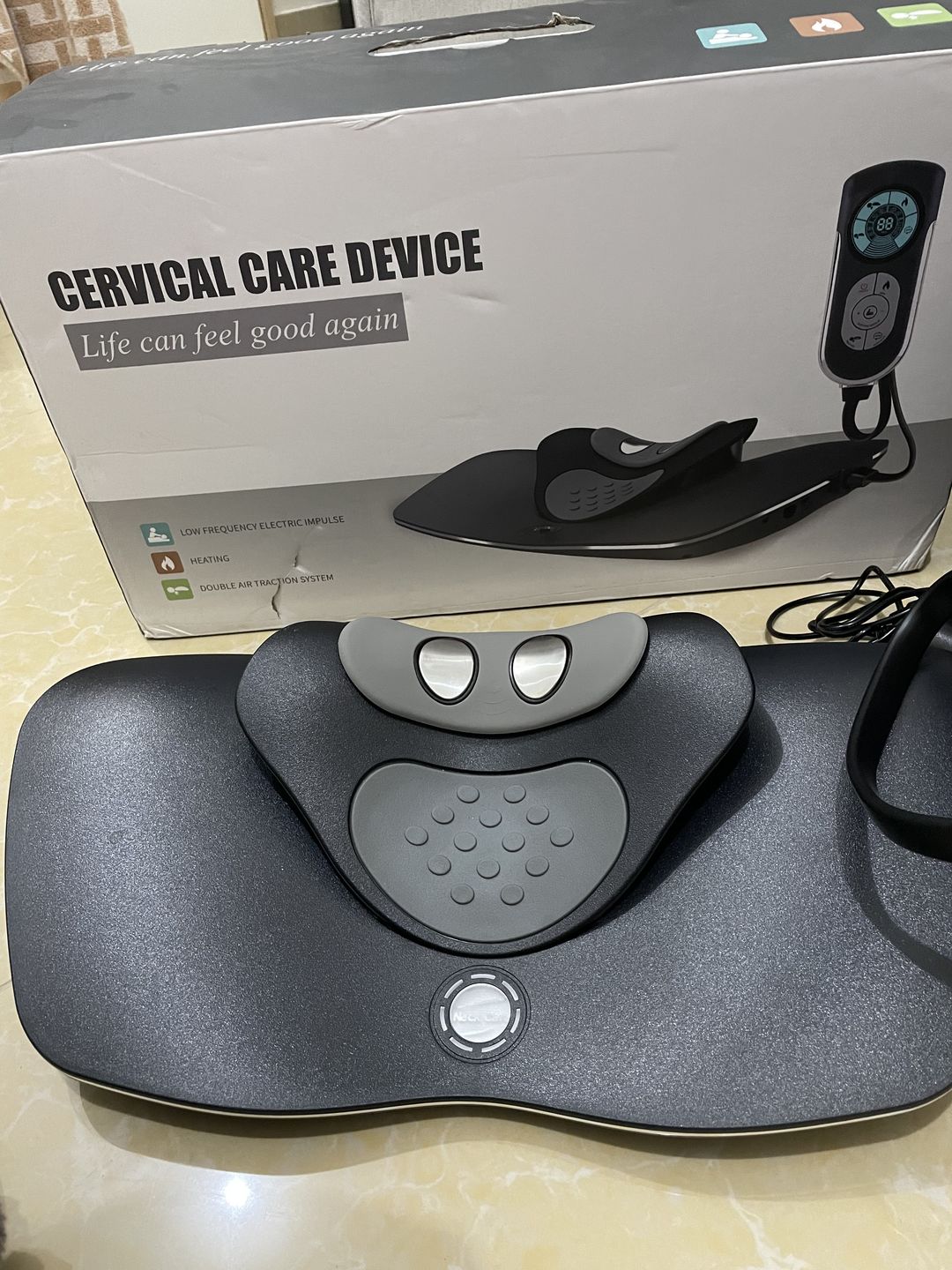 Customer photo review of Hypertrax™ Multi-Functional Cervical Traction Device