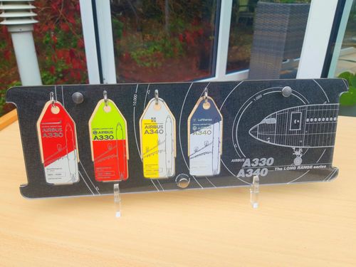 Customer photo review of ©TAGDISPLAYsystem - TDS-4 for AIRBUS A330/A340 Avtags