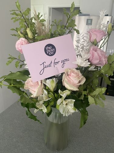 Customer photo review of Luxe Blush Vase