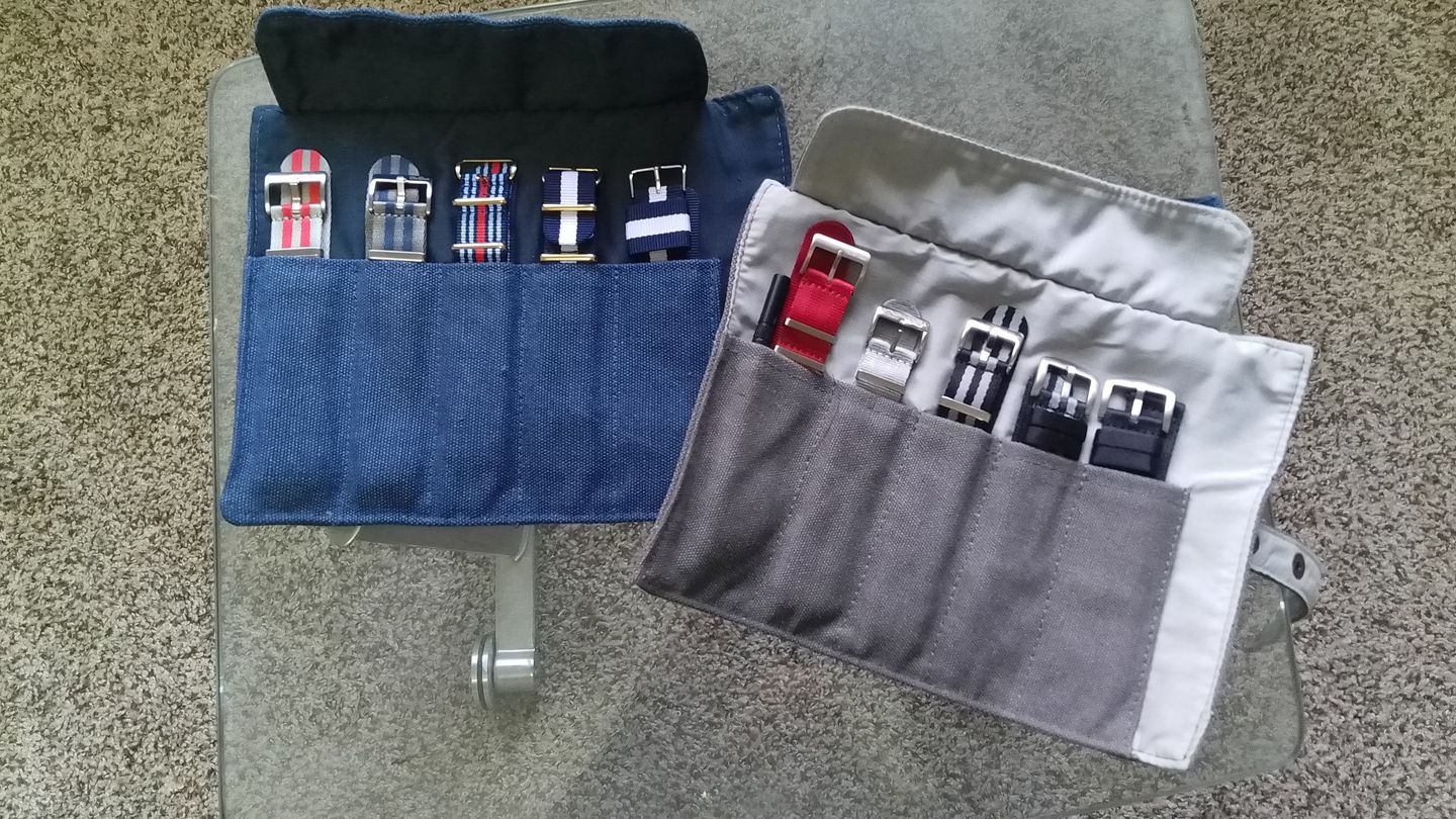 Customer photo review of Canvas Strap Roll