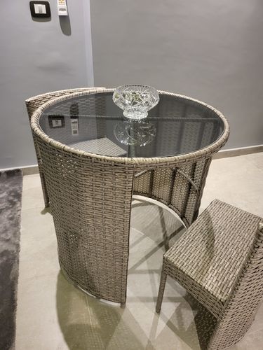 Customer photo review of طقم خارجي - ترابيزة مع كرسيين -QA18