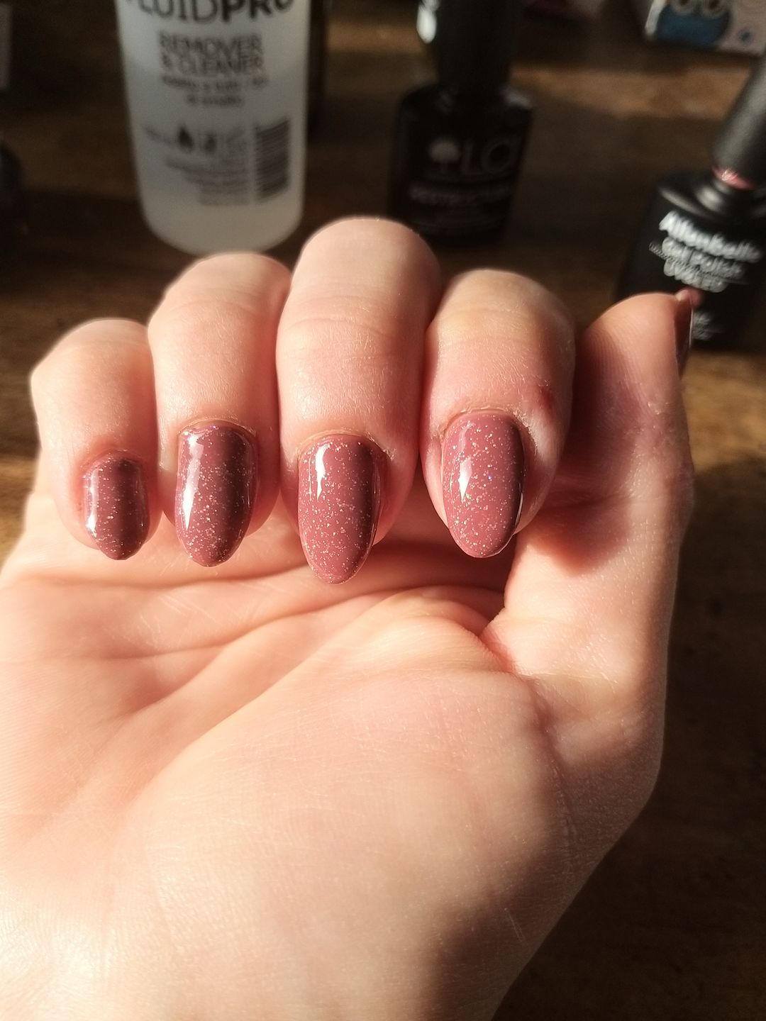 Customer photo review of LCI Combo Pack: Base Dry Fix 15 ml + Cristal Top Dry Fix 15 ml