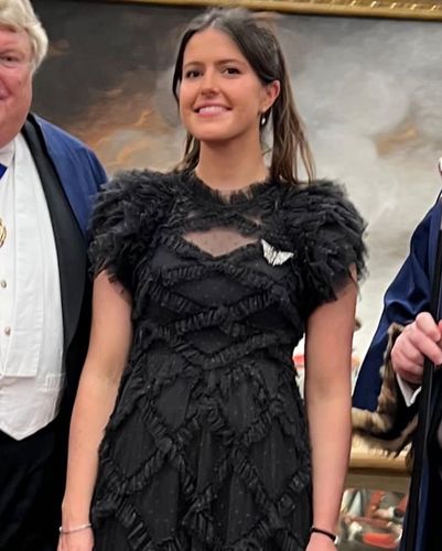 Customer photo review of RENT Needle & Thread Genevieve Rose Gown (RRP £480)