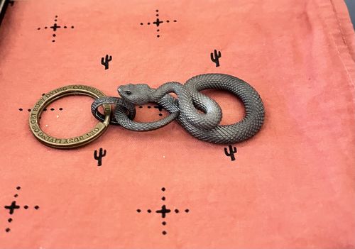 Customer photo review of Snake Keychain
