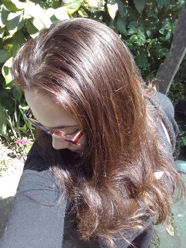 Reseña con foto de un cliente sobre Pack Rubios/Cobrizos Dorados (Henna + Cassia)