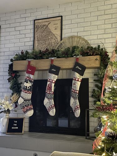 Customer photo review of Rustic Mantels