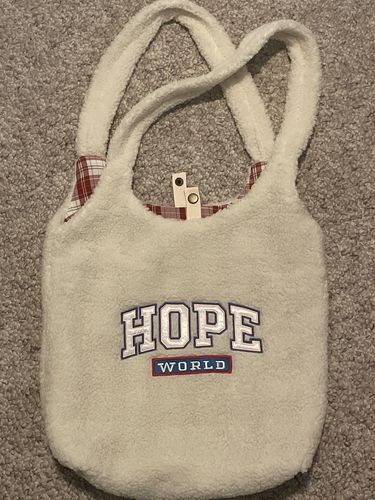 Customer photo review of Hope World Tote Bag